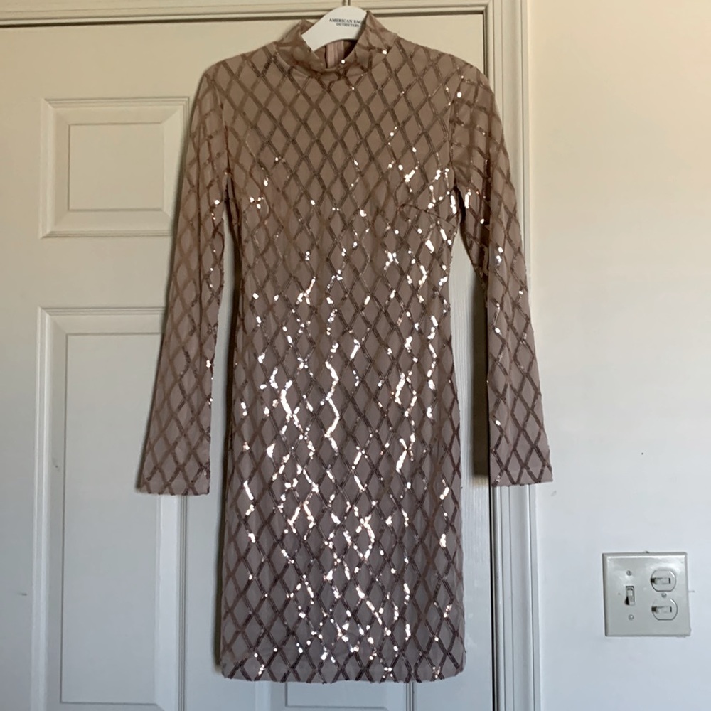 Beautiful rose gold dress